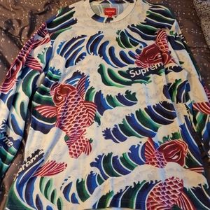 Supreme Waves Long Sleeve Top - Medium